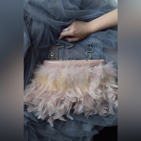 Pink Feather Bag - Picture 3 of 8